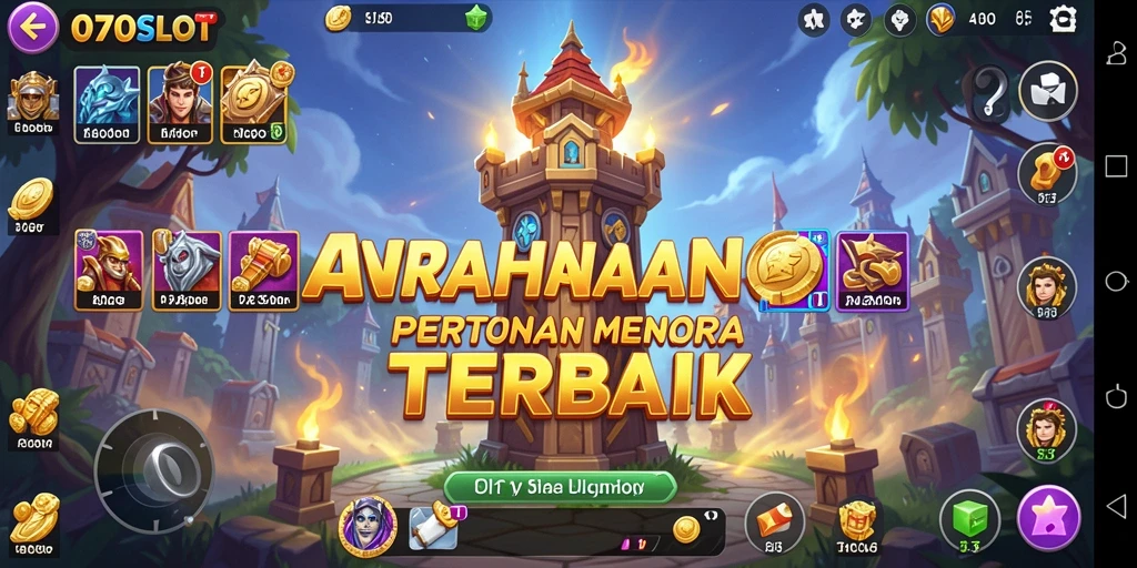 Gameplay intens di <strong>070SLOT</strong> yang menampilkan strategi Tower Defense.