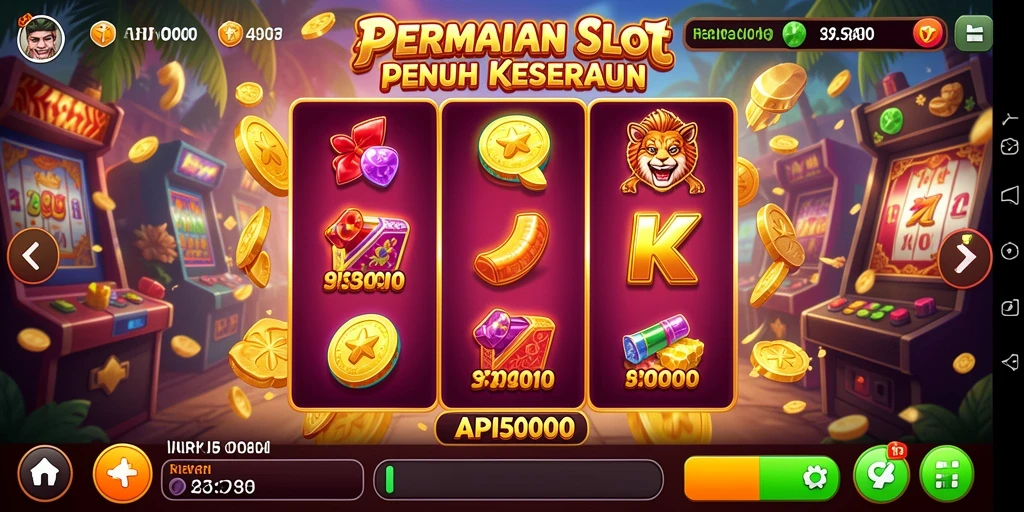 Tampilan menarik dari gameplay Slot dalam API5000.