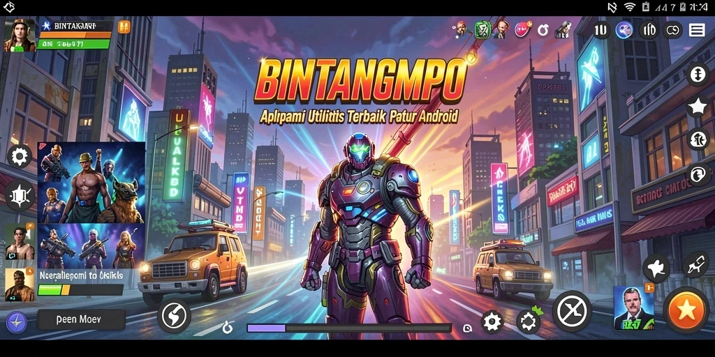 Tampilan antarmuka BINTANGMPO yang intuitif dan user-friendly.