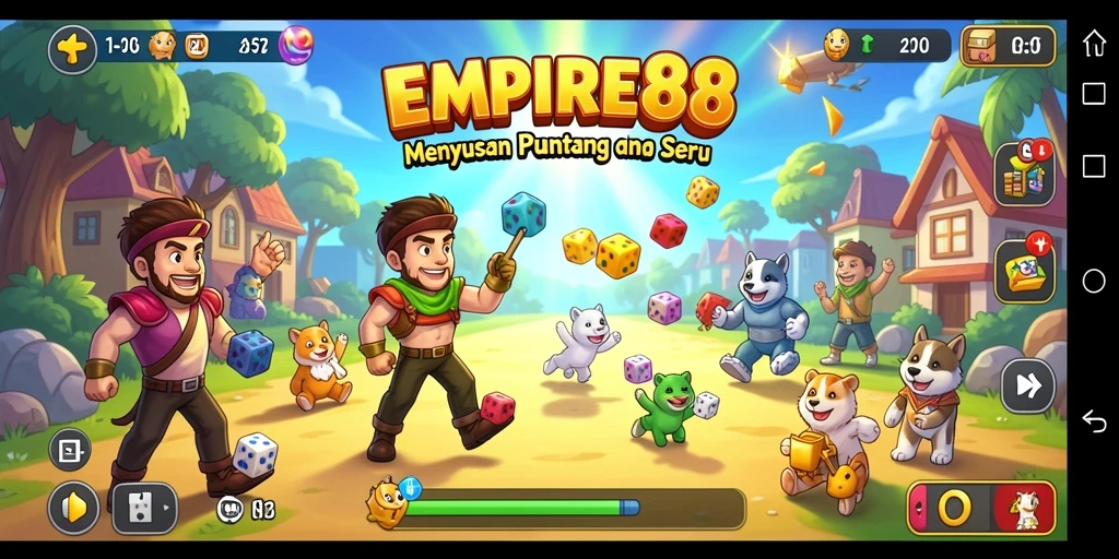 Tampilan gameplay EMPIRE88 dengan tantangan puzzle yang menarik.