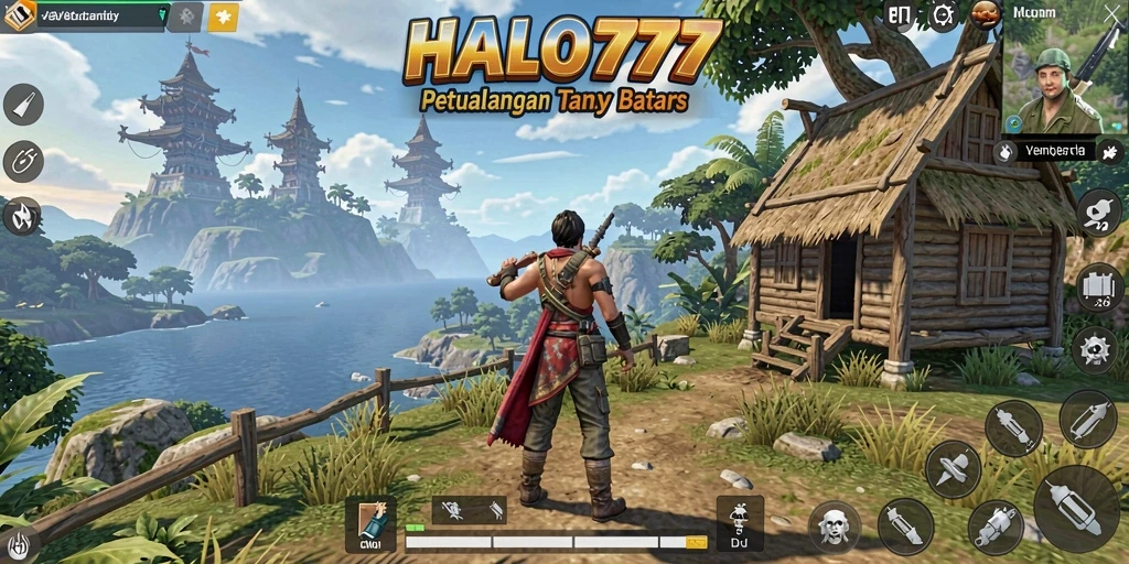 Gameplay HALO777 yang menampilkan dunia terbuka yang luas dan interaktif.