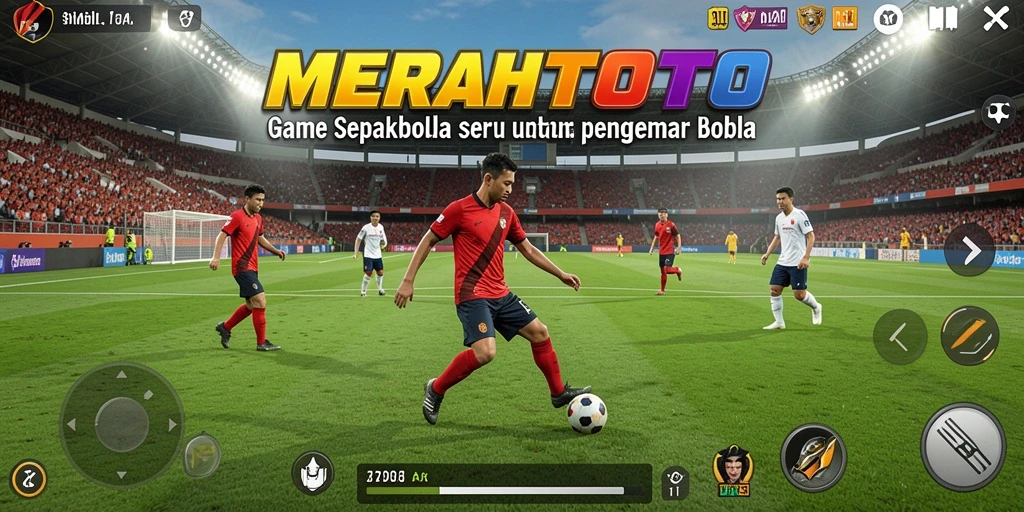 Tampilan gameplay nyata dari MERAHTOTO yang menarik.