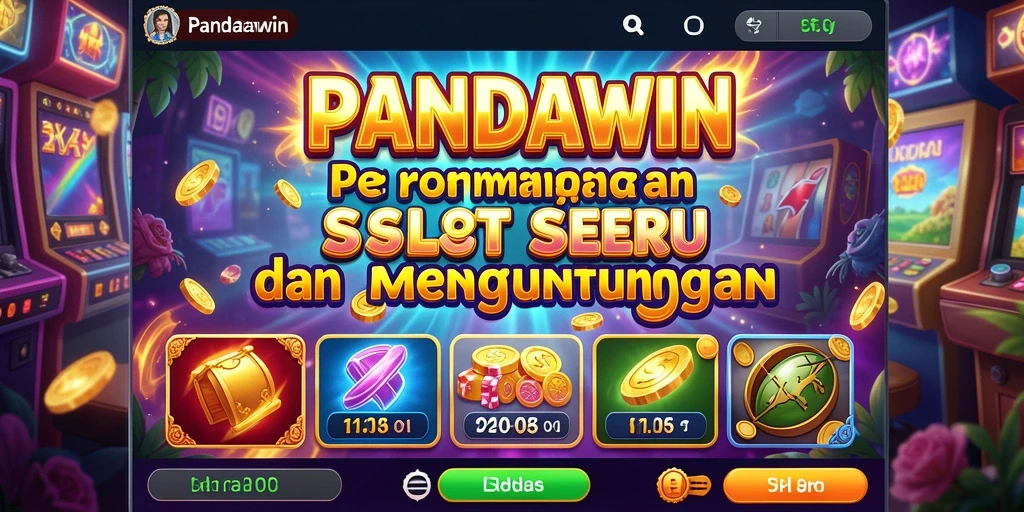Gambaran gameplay menarik dari PANDAWIN dengan tema slot yang beragam.