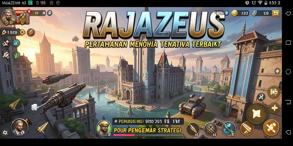 Tampilan gameplay RAJAZEUS yang menegangkan dalam melawan musuh.