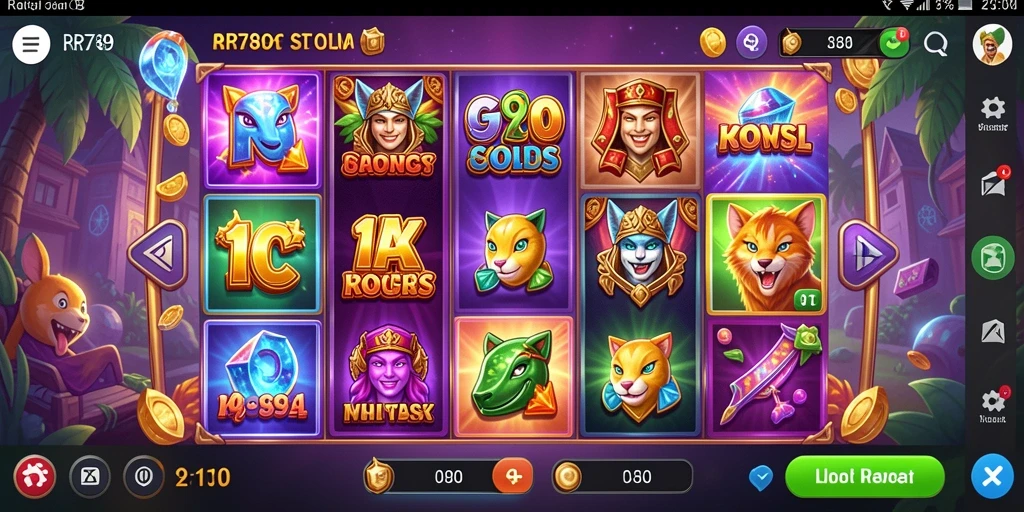 Tampilan memukau dari gameplay Slot RR789 yang mengasyikkan.