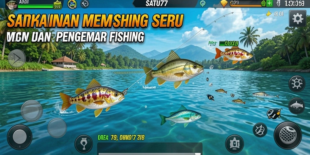 Tangkapan ikan yang menarik di dunia memancing SATU77.