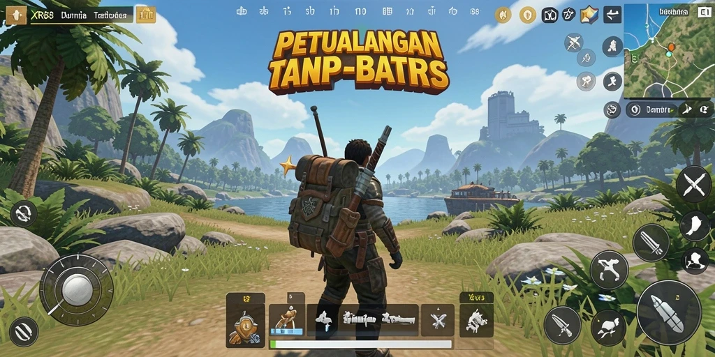 Tampilan gameplay XR88 yang menakjubkan dan dunia terbuka yang luas.